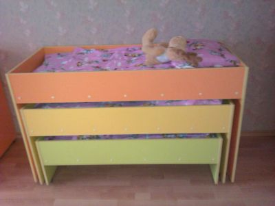 Лот: 4283236. Фото: 1. Продам трехъярусную кровать!. Мебель для детских садов