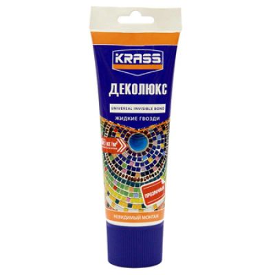 Лот: 7018195. Фото: 1. Клей Жидкие гвозди KRASS Деколюкс... Клеи, герметики, пена монтажная, клейкие ленты