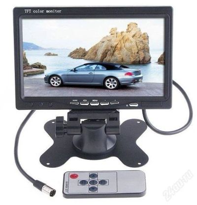 Лот: 1465245. Фото: 1. Дисплей 7" с ПДУ. Мониторы, DVD