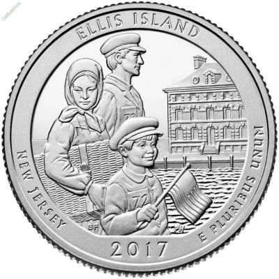 Лот: 10825724. Фото: 1. 39-й квотер Парк США 25 центов... Америка
