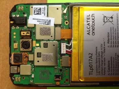 Лот: 5028423. Фото: 1. Плата Alcatel 6016X OT-6016 рабочая... Микросхемы и платы