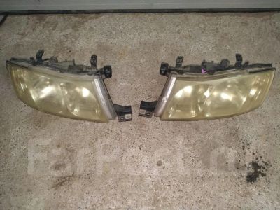 Лот: 16729720. Фото: 1. Комлпект фар Nissan Cedric, Y34... Оптика и освещение