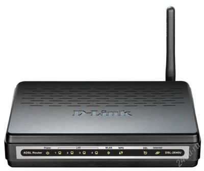 Лот: 1374801. Фото: 1. D-Link DSL-2640U/BRU/C2 ADSL2... Проводные модемы