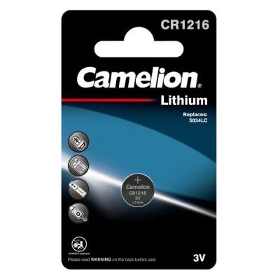 Лот: 24572769. Фото: 1. Батарейка Camelion CR1216-BP1. Батарейки, аккумуляторы, элементы питания