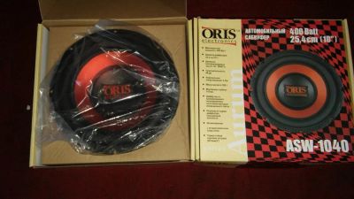 Лот: 7088457. Фото: 1. Сабвуфер Oris ASW-1040, 2шт. Сабвуферы