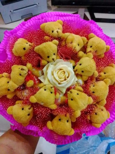 Лот: 3976263. Фото: 1. Букет из игрушек!!!!!!))). Букеты из конфет, игрушек