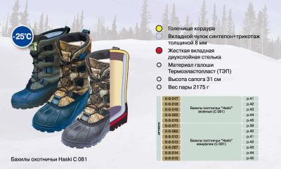 Лот: 13029995. Фото: 1. Бахилы охотничьи HASKI С-081 ТЭП... Спецодежда, спецобувь