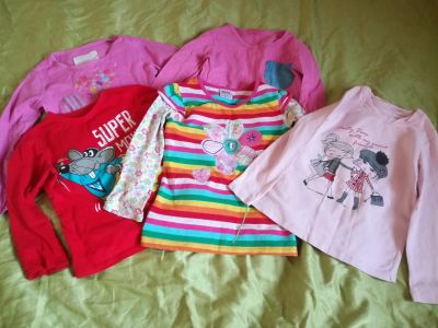 Лот: 15013787. Фото: 1. Вещи для девочки 3-5лет. Футболки, поло, топы, лонгсливы