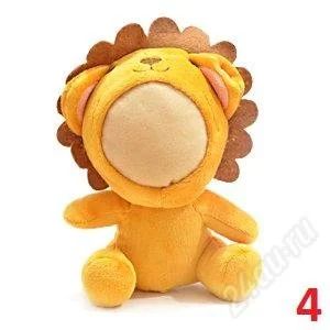 Лот: 2420073. Фото: 1. 3d лицо на мягкой игрушке львенок... Сувенирные мелочи