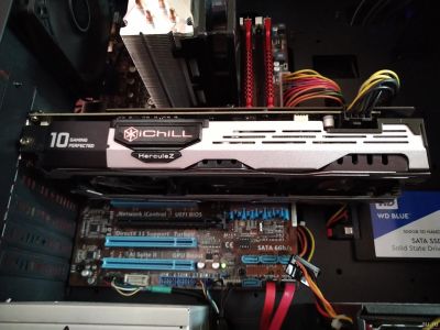 Лот: 13878887. Фото: 1. 6Gb GeForce GTX 1060 INNO3D iChill... Видеокарты