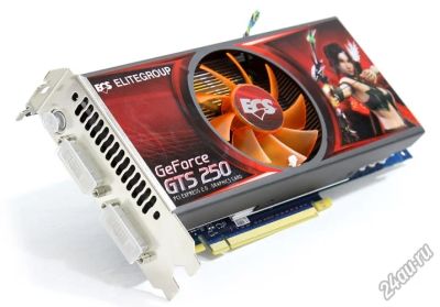 Лот: 4198526. Фото: 1. ECS GeForce 250 GTS 512M PCI-E... Видеокарты