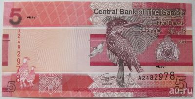 Лот: 18262113. Фото: 1. R Гамбия 5 даласи 2019, UNC. Африка