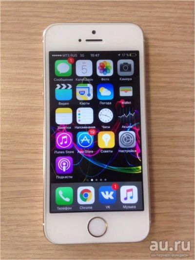 Лот: 7792358. Фото: 1. Iphone 5s gold 16 gb . Полный... Смартфоны