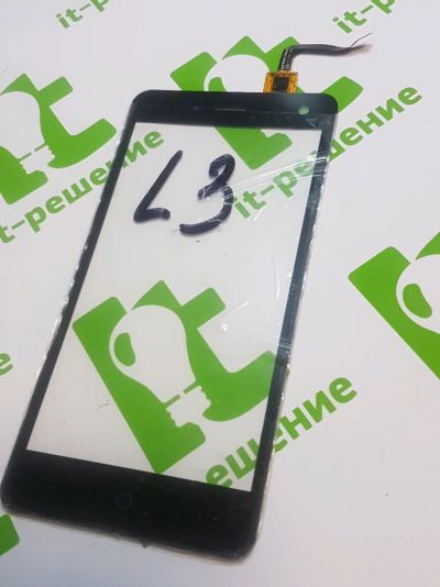 Лот: 11053506. Фото: 1. Тачскрин ZTE Blade L3. Дисплеи, дисплейные модули, тачскрины