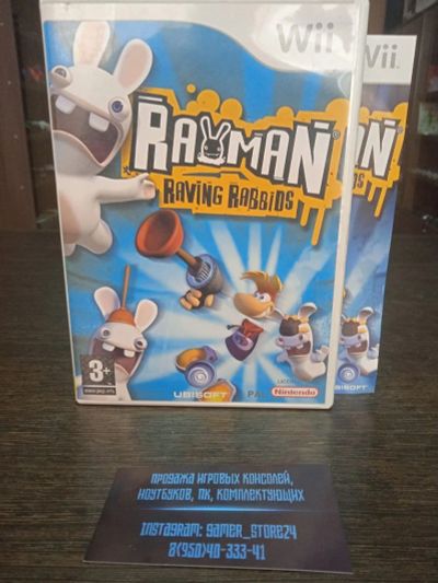 Лот: 17764481. Фото: 1. Rayman Raving Rabbids. Лицензионный... Игры для консолей
