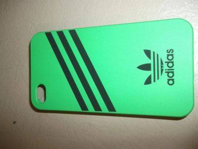Лот: 3224198. Фото: 1. Чехол-бампер на iphone 4,зеленый... Чехлы, бамперы