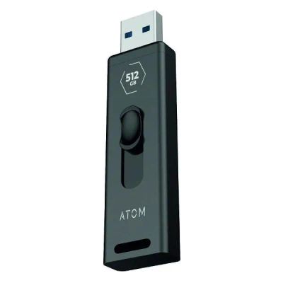 Лот: 24529520. Фото: 1. Внешний SSD накопитель Atom USB3... Внешние жесткие диски