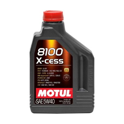 Лот: 12496751. Фото: 1. Motul 8100 X-cess 5W40 2 л. Масла, жидкости