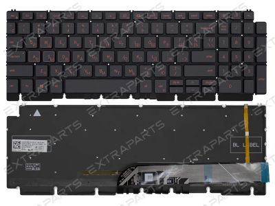 Лот: 23524894. Фото: 1. Клавиатура для Dell G15 5530 темно-серая... Клавиатуры для ноутбуков