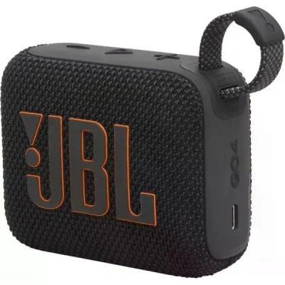 Лот: 25051601. Фото: 1. Портативная колонка JBL GO 4 Black. Портативные, беспроводные колонки