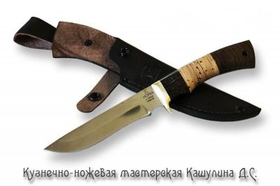 Лот: 16781936. Фото: 1. Нож КАШУЛИН ДС Норка (Х12МФ). Ножи, топоры
