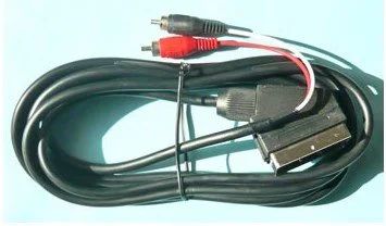 Лот: 14174741. Фото: 1. Аудио видео кабель SCART-2 RCA... Провода, кабели