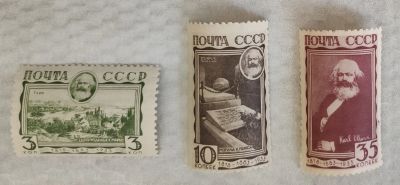 Лот: 15838289. Фото: 1. к1933 (312-314) маркс. Марки
