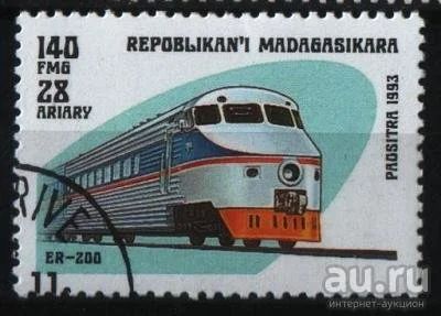 Лот: 8489893. Фото: 1. Мадагаскар 1993г ЖД. Марки