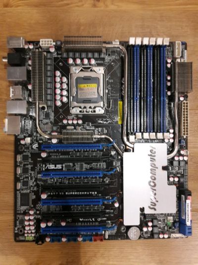 Лот: 11294983. Фото: 1. lga 1366 + CPU XEON 5650 6 Core... Материнские платы