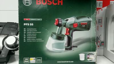 Лот: 8293620. Фото: 1. Краскопульт Bosch PFS 55 новый. Электроинструмент