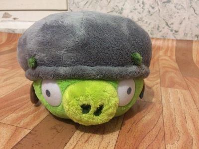 Лот: 4832861. Фото: 1. Мягкая игрушка Angry Birds свинья... Мягкие