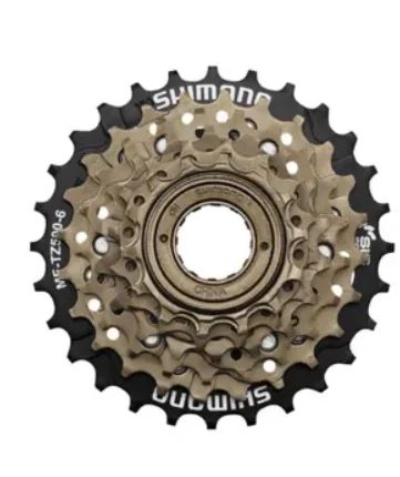 Лот: 15861275. Фото: 1. Трещотка Shimano TZ500-6, 6ск... Запчасти