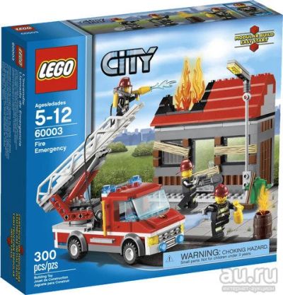 Лот: 9447829. Фото: 1. LEGO City 60003 Тушение пожара. Конструкторы