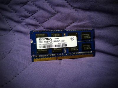 Лот: 6328258. Фото: 1. Elpida 2gb PC3-10600 S-9-10-F1... Оперативная память