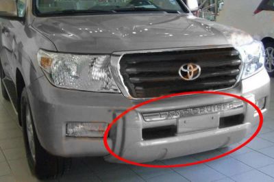 Лот: 7420340. Фото: 1. Накладка на бампер Т Toyota Land... Кузов