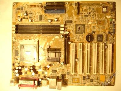 Лот: 238223. Фото: 1. мат. плпта. Asus A7V600-X и процессор... Материнские платы