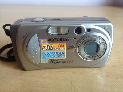 Лот: 2980866. Фото: 1. samsung digimax 430 отличное состояние... Цифровые компактные