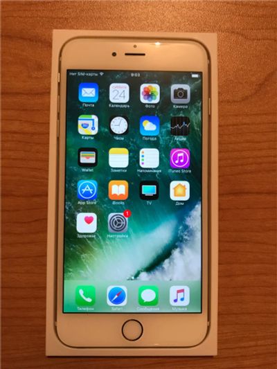 Лот: 11236782. Фото: 1. iPhone 6 Plus 64Gb Gold 64g Золотой. Смартфоны