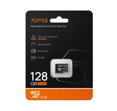 Лот: 20910416. Фото: 1. Карта памяти microSDXC 70mai 128... Карты памяти