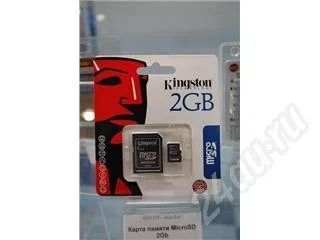 Лот: 231051. Фото: 1. Карта памяти MicroSD 2Gb. Карты памяти