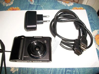 Лот: 2400736. Фото: 1. Фотоаппарат 10,2МПкс Samsung NV10... Цифровые компактные