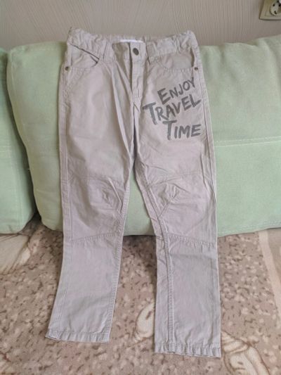 Лот: 19200457. Фото: 1. Джинсы (штаны) летние р.128. Брюки, шорты, джинсы