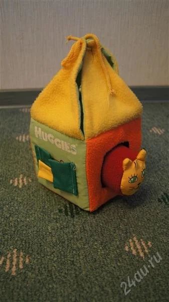 Лот: 1739567. Фото: 1. Мягкая игрушка домик Huggies. Развивающие