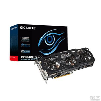 Лот: 14069187. Фото: 1. Видеокарта gigabyte radeon r9... Видеокарты