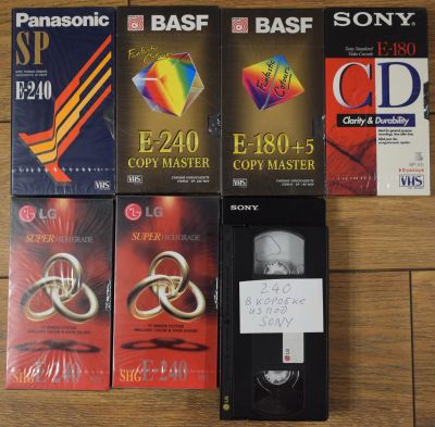 Лот: 20027061. Фото: 1. Видеокассеты VHS Panasonic TDK... Видеомагнитофоны
