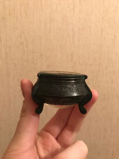 Лот: 18451069. Фото: 1. Солонка мельхиор раритет СССР. Предметы интерьера и быта