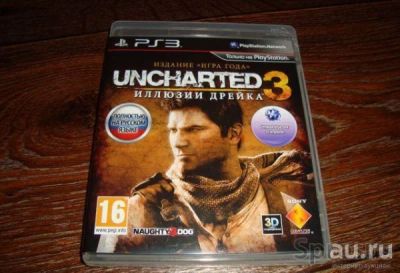 Лот: 12522015. Фото: 1. Uncharted 3. Иллюзии Дрейка. Игры для консолей