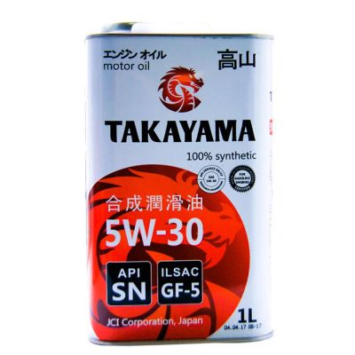 Лот: 15465041. Фото: 1. Takayama 5W-30 1л. (ж.б.). Масла, жидкости