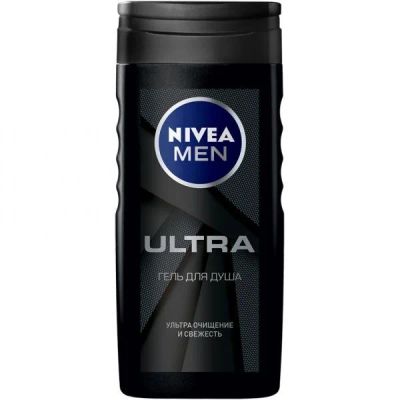 Лот: 12532987. Фото: 1. Nivea Men Ultra Гель для душа... Уход за телом