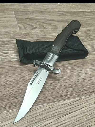 Лот: 24927561. Фото: 1. Нож складная финка Тигр. Ножи, топоры